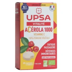 UPSA vitalité Acérola 1000 Bio comprimés à croquer