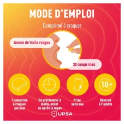 UPSA vitalité Acérola 1000 Bio comprimés à croquer