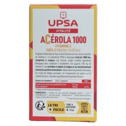 UPSA vitalité Acérola 1000 Bio comprimés à croquer