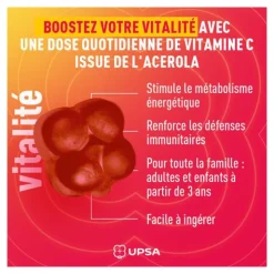 UPSA Vitalité Acérola vitamine C Kids Gummies