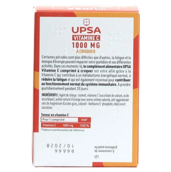 UPSA Vitamine C 1000 mg comprimés à croquer