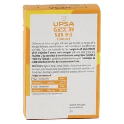 UPSA Vitamine C 500 mg comprimés à croquer
