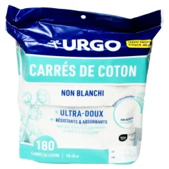 Urgo Carrés de coton non blanchi
