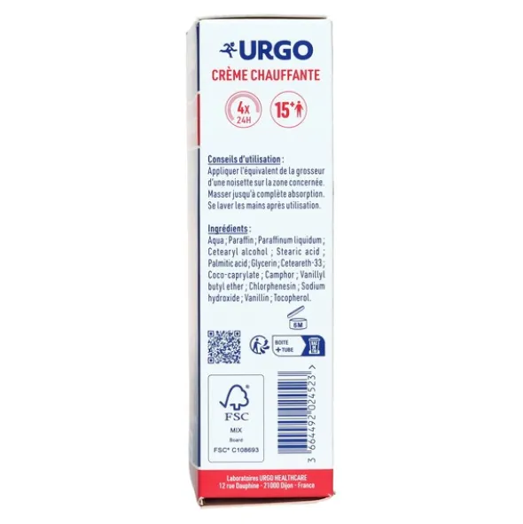 Urgo Crème chauffante