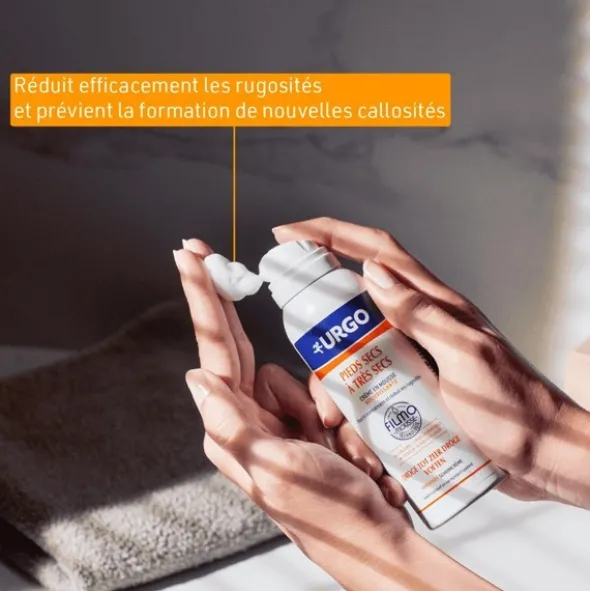 Urgo Crème en mousse pieds secs à très secs