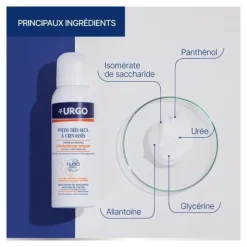 Urgo Crème en mousse pieds très secs à crevassés