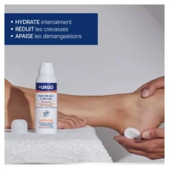 Urgo Crème en mousse pieds très secs à crevassés