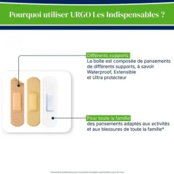 Urgo pansement prédécoupé Les indispensables