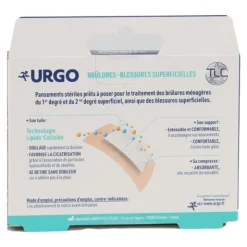 Urgo Pansements Brûlures et Blessures Superficielles