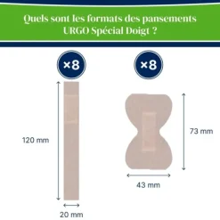 Urgo pansements extensibles Spécial doigt