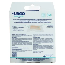Urgo Pansement Silicone Protect+ Kids prédécoupé