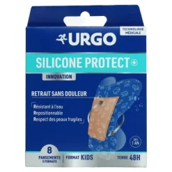 Urgo Pansement Silicone Protect+ Kids prédécoupé