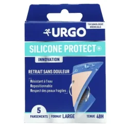 Urgo Pansement Silicone Protect+ prédécoupé