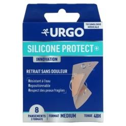 Urgo Pansement Silicone Protect+ prédécoupé