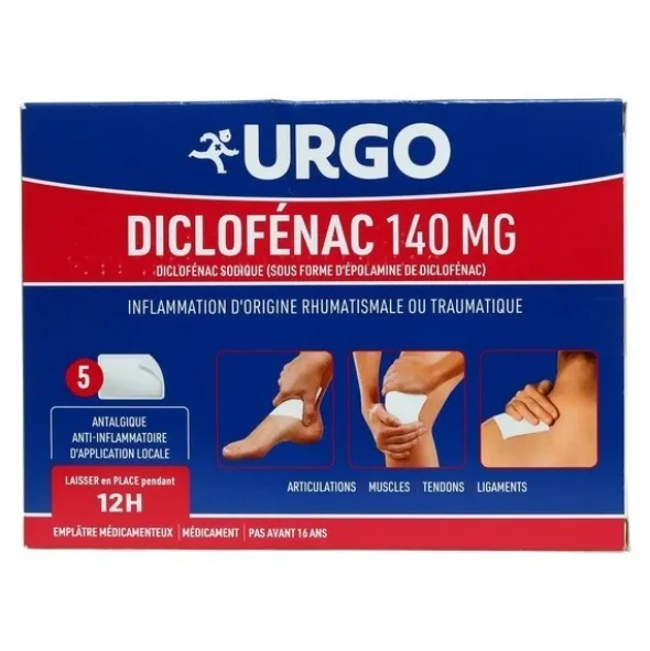 Urgo patch anti inflammatoire Diclofenac 140 mg