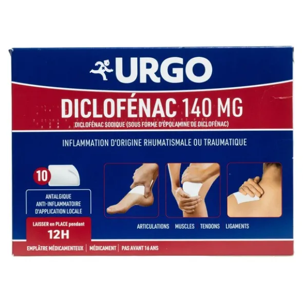 Urgo patch anti inflammatoire Diclofenac 140 mg