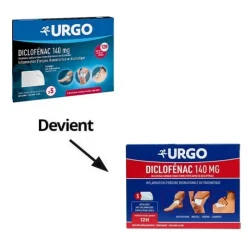 Urgo patch anti inflammatoire Diclofenac 140 mg