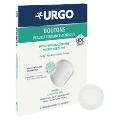 Urgo Patch hydrocolloïde micro needling boutons d'acné