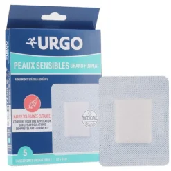 Urgo peaux sensibles pansements stériles adhésifs