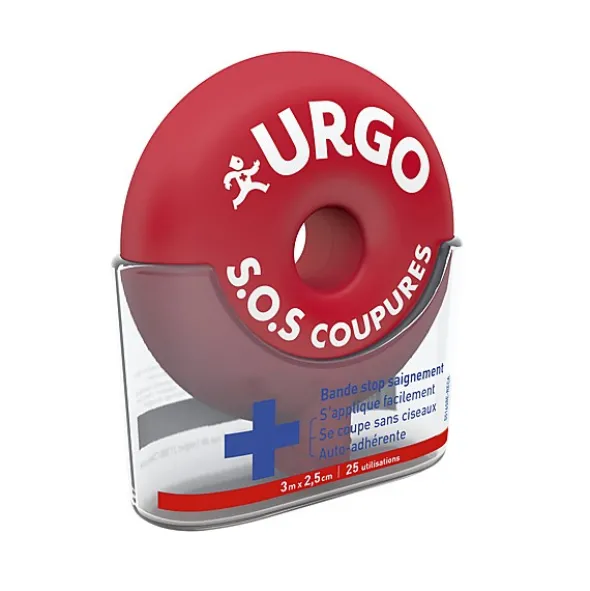 Urgo SOS Coupures bande 3 m x 2,5 cm