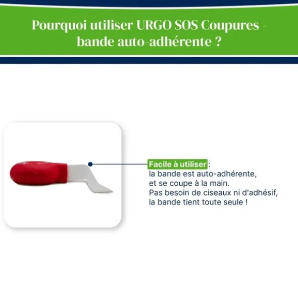 Urgo SOS Coupures bande 3 m x 2,5 cm