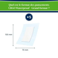 Urgo Waterproof pansement stérile grand format