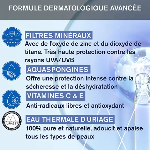 Uriage Bébé 1 ère crème solaire minérale SPF 50+