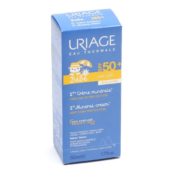 Uriage Bébé 1 ère crème solaire minérale SPF 50+