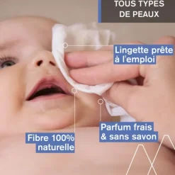 Uriage Bébé 1ères Lingettes d'eau nettoyante