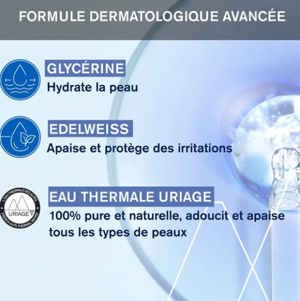 Uriage Bébé 1ères Lingettes d'eau nettoyante