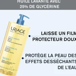 Uriage huile lavante dermatologique Derm Phy