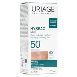 Uriage Hyséac Mat fluide hydratant matifiant SPF 50+