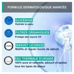 Uriage Hyséac Mat fluide hydratant matifiant SPF 50+