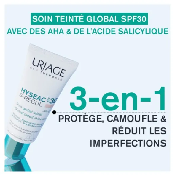 Uriage Hyséac 3 Regul soin global teinté SPF 30