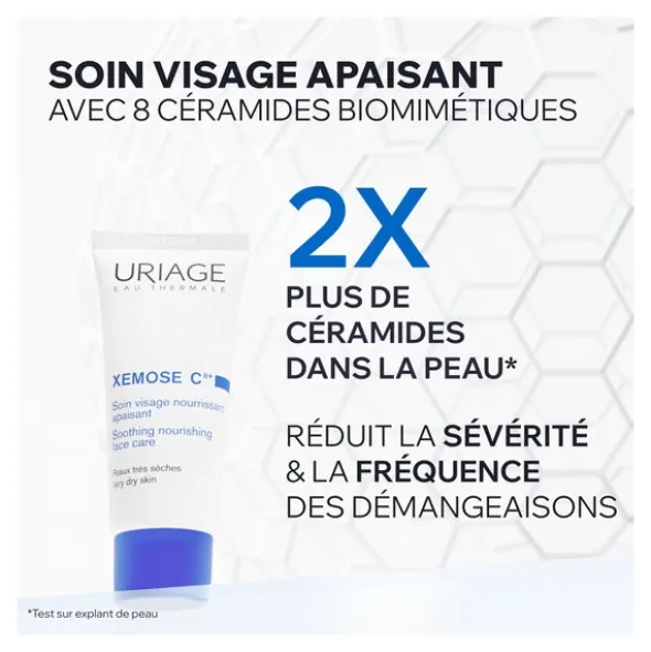 Uriage Xémose C8+ Soin visage nourrissant apaisant