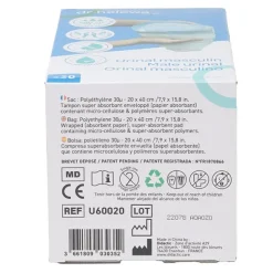 Urinal masculin jetable 20 unités