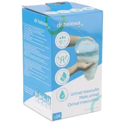 Urinal masculin jetable 20 unités