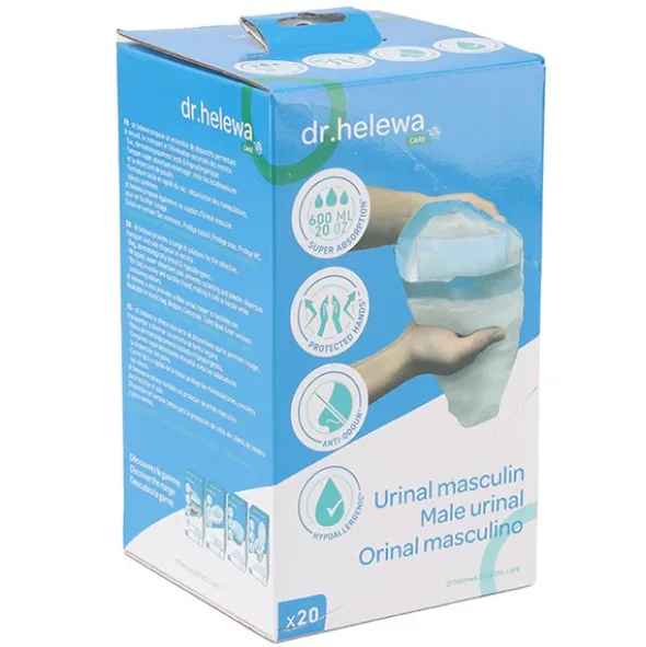 Urinal masculin jetable 20 unités