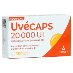 UvéCAPS 20 000 UI capsules molles
