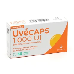 Uvécaps 1000 UI capsules molles