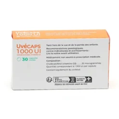 Uvécaps 1000 UI capsules molles