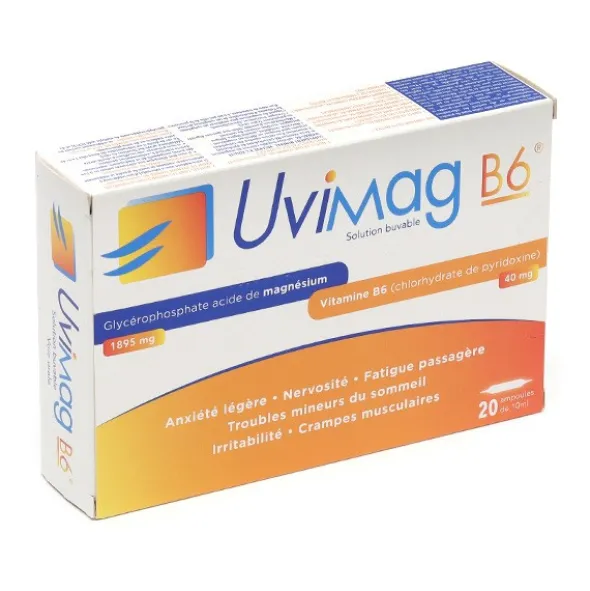 Uvimag B6 solution buvable ampoules