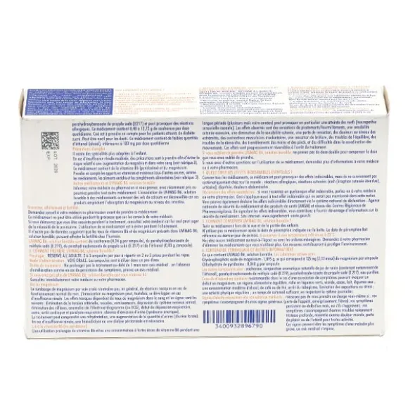 Uvimag B6 solution buvable ampoules