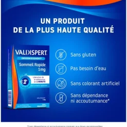 Valdispert Melatonine Sommeil rapide 1 mg comprimés