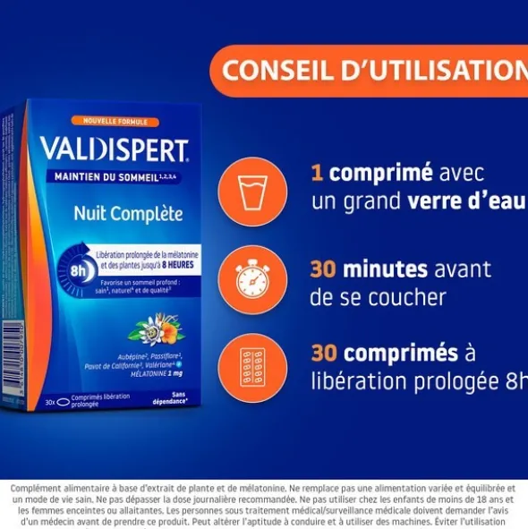 Valdispert Nuit complète comprimé