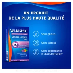 Valdispert Sommeil 4 actions 1 mg capsules