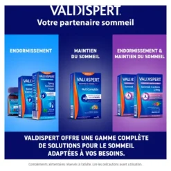 Valdispert Sommeil 4 actions 1 mg capsules