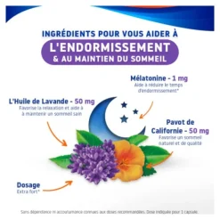 Valdispert Sommeil 4 actions 1 mg capsules