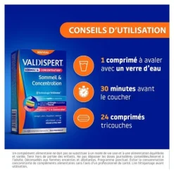 Valdispert Sommeil et Concentration comprimés
