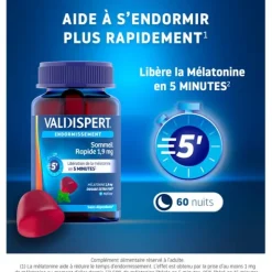 Valdispert Sommeil rapide 1,9 mg gummies